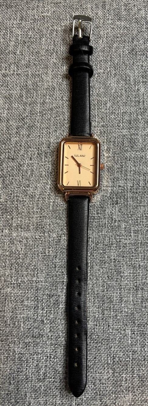 Yolako rose gold watch with black strap - in Great condition